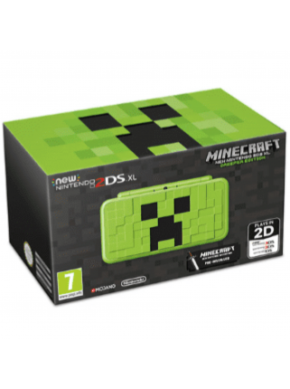 NEW Nintendo 2DS XL Creeper Edition + Minecraft